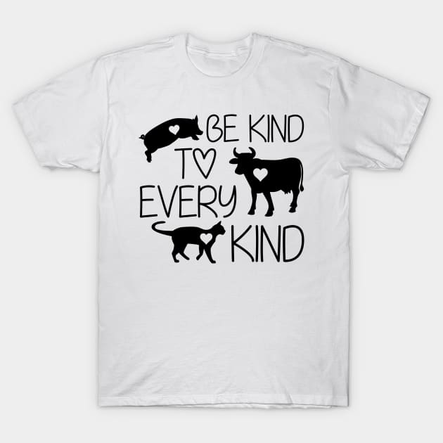 Be Kind To Every Kind T-Shirt by defytees